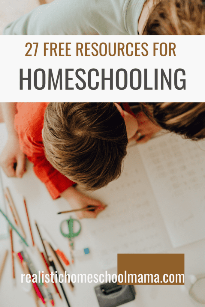 27 FREE Homeschool Resources for Every Age and Subject – The Realistic ...